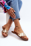 Women's Classic Flat Sandals Gold Namrita