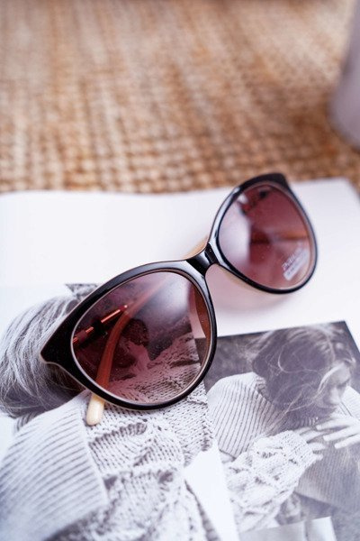 Prius PR-V13 Black Beige Sunglasses