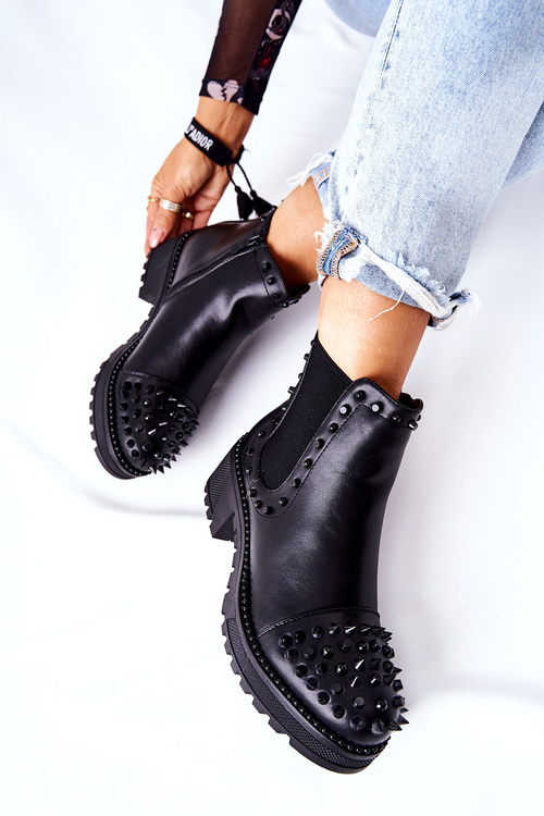 Slipper boots Black Comonis