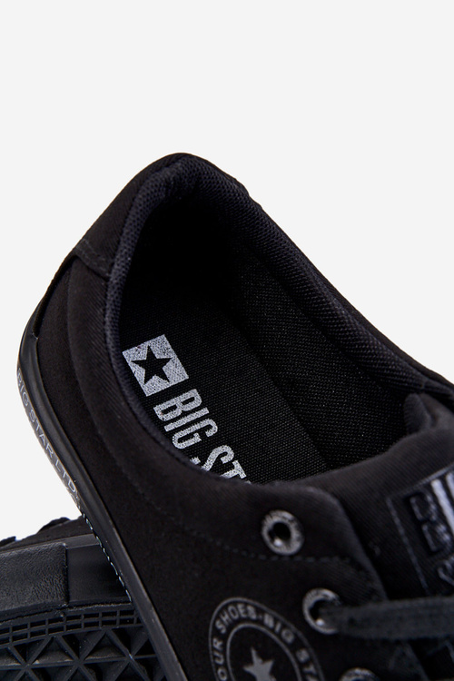 Men's Low Textile Sneakers Big Star LL174078 Black
