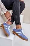 Damskie Niskie Sneakersy Niebieskie Ennorwen
