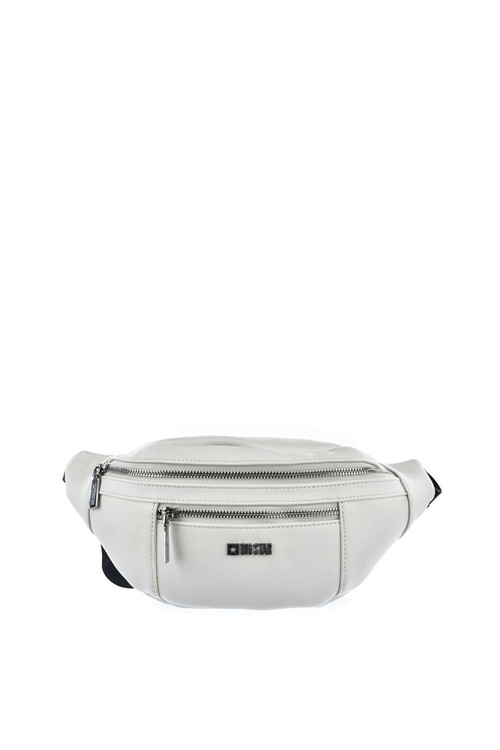 Leather Kidney Bag Big Star JJ574079 White