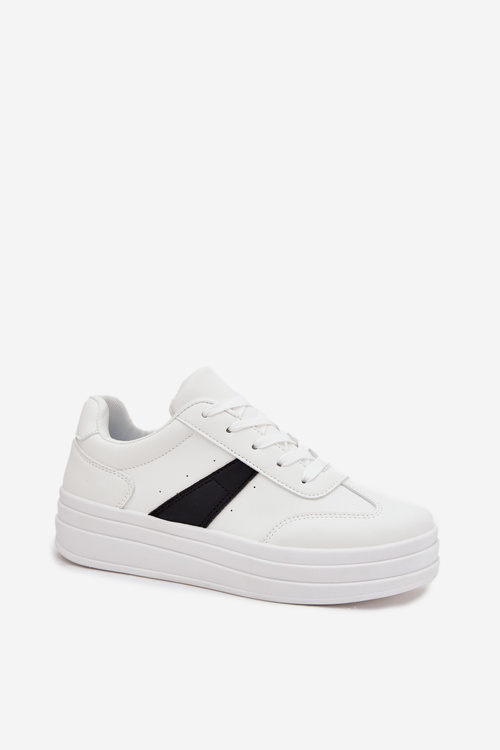 Women's Sneakers on Platform White Elvessia