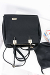 Large Black Women's Handbag + Sachet + Mirror POLAND