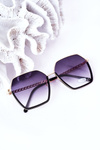 Geometric Sunglasses Black Ombre