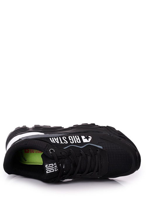 Men's Sport Shoes Memory Foam Big Star HH174209 Black-Blue