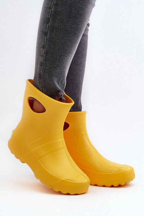 Women's Waterproof Wellies LEMINGO GARDEN 752 Yellow