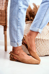 Lu Boo Baleriny W Szpic Zamsz Camel Better
