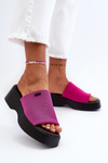 Women's Slippers Big Star NN274026 Fuchsia