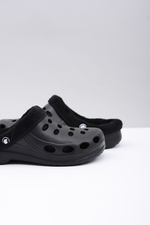 Women's Flip Flops Warmed Black Kroks EVA