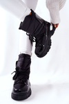 Snow Boots Fleece-Lined Black Holys