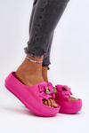 Women's Foam Slippers with Bow Pink Salessa