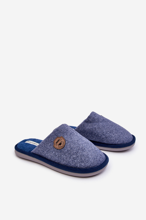 Men's Classic Blue Slippers Makis