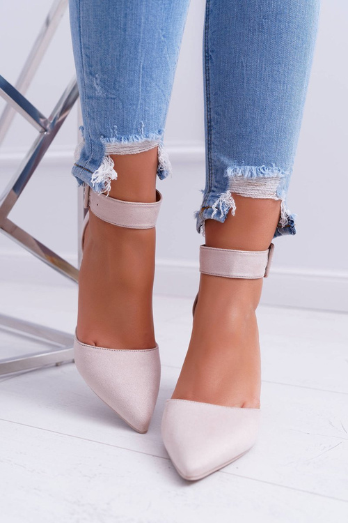 Women's Stiletto pumps Beige Domine