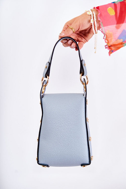 Small Women's Handbag With Ornament Blue Ellies