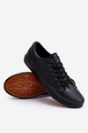 Men's Textile Warm Sneakers Black Harry