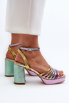 Women's Sandals with Heel D&A CR920 Multicolor