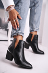 Women's Boots On Heel Black Ruben