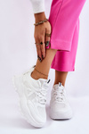Classic Platform Sneakers White Larec