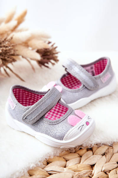Flip-flops Ballerinas Befado Rabbit 209P033 Grey