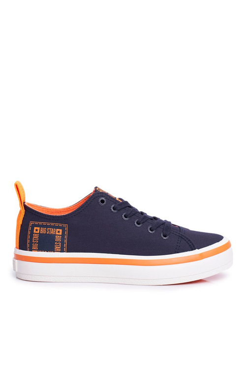 Women's Sneakers Big Star Navy Blue FF274A070