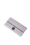 Large Ladies Emblem Wallet Grey Mailin