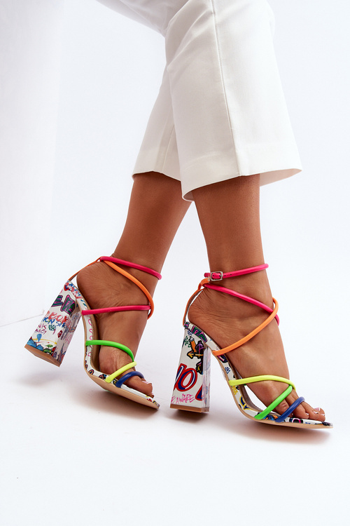Fashionable High Heel Sandals Multicolour Josette