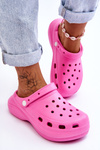 Women's Foam Slippers Crocs Dark pink Coline