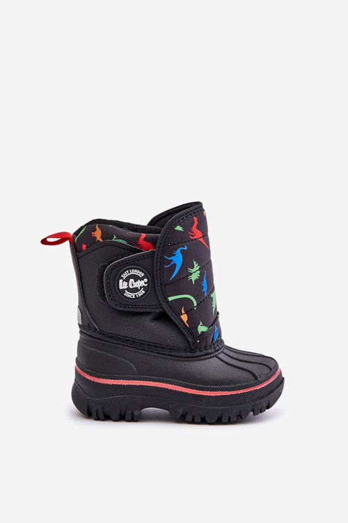 Dziecięce Śniegowce Na Rzep Czarne Lee Cooper LCJ-24-44-2861K