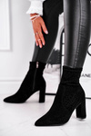 Women’s Boots On High Heel Black Panther