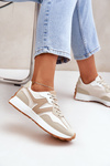 Women's Sports Sneakers Beige Britma