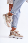 Sport Shoes with Massive Sole Beige Corena