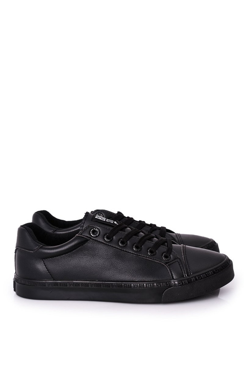 Men's Leather Sneakers Big Star HH174035 Black