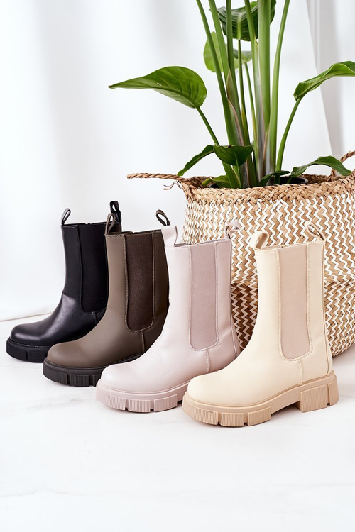 Insulated Chelsea Boots Grey Must Have