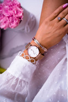 Women's Watch GG Luxe Wide Bracelet Rose Gold Viven