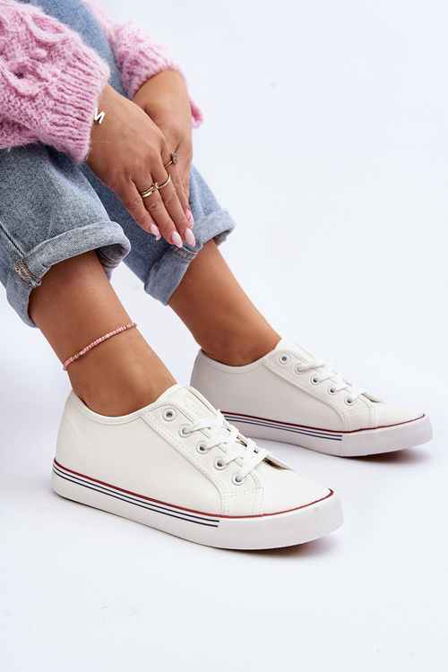 Women's Sneakers Made of Eco Leather White Lirean