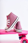 Children's High Sneakers Pink Catrina