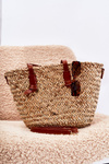 Braided Beach Bag NOBO XM0020-CM17 Beige-Brown
