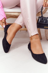 Suede Ballerinas Sergio Leone BL622 Black