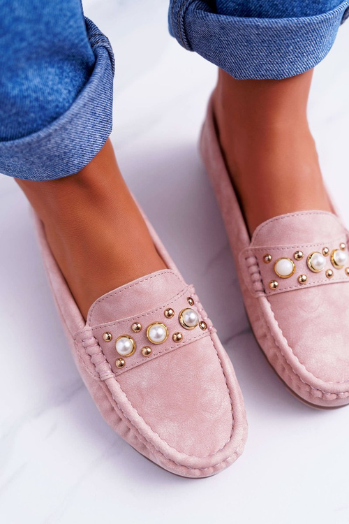 Women's Woolly Pink Noell Sandals with Pearls