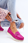 Women's Loafers On The Platform Fuchsia Mirren