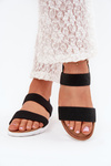 Classic Women's Slip-On Sandals Black Felira
