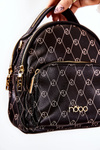Women's Leather Backpack NOBO L1341-C020 Black
