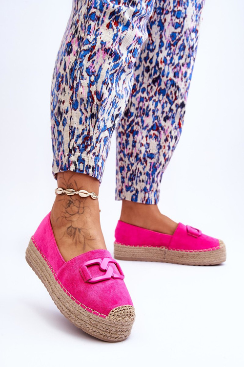 Women's Classic Platform Espadrilles Fuchsia Maurine