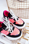 Children's Sport Shoes With Glitter Black-Pink Matylda