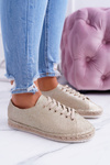 Lu Boo | Gold Brocade Linen Fairy Espadrilles