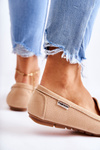 Women's Suede Loafers Beige Millare