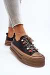 Women's Platform Sneakers GOE NN2N4053 Black