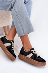 Women's Platform Sneakers Black Dovina