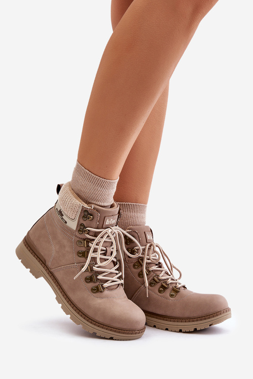 Warm Women's Boots Dark Beige Lee Cooper LCJ-24-03-3042